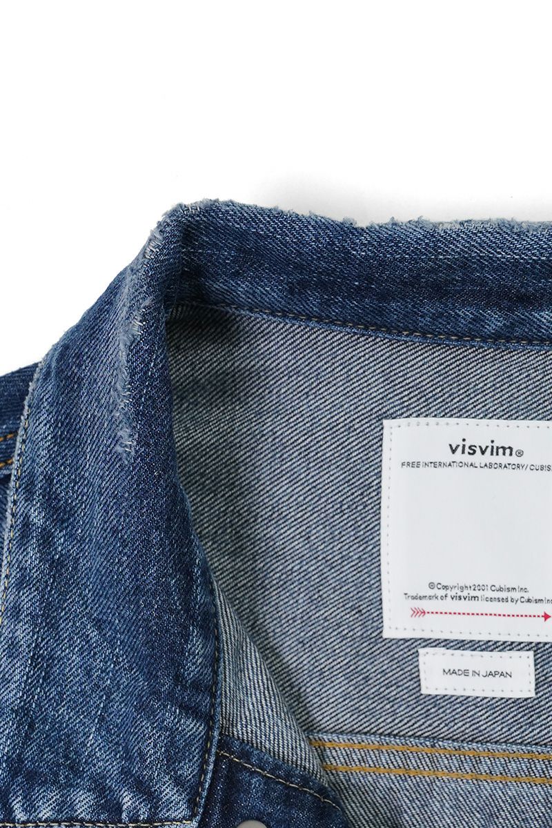 visvim(ビズビム)SS 101X JKT DMGD-1010 デニムジャケット 0125105006003
