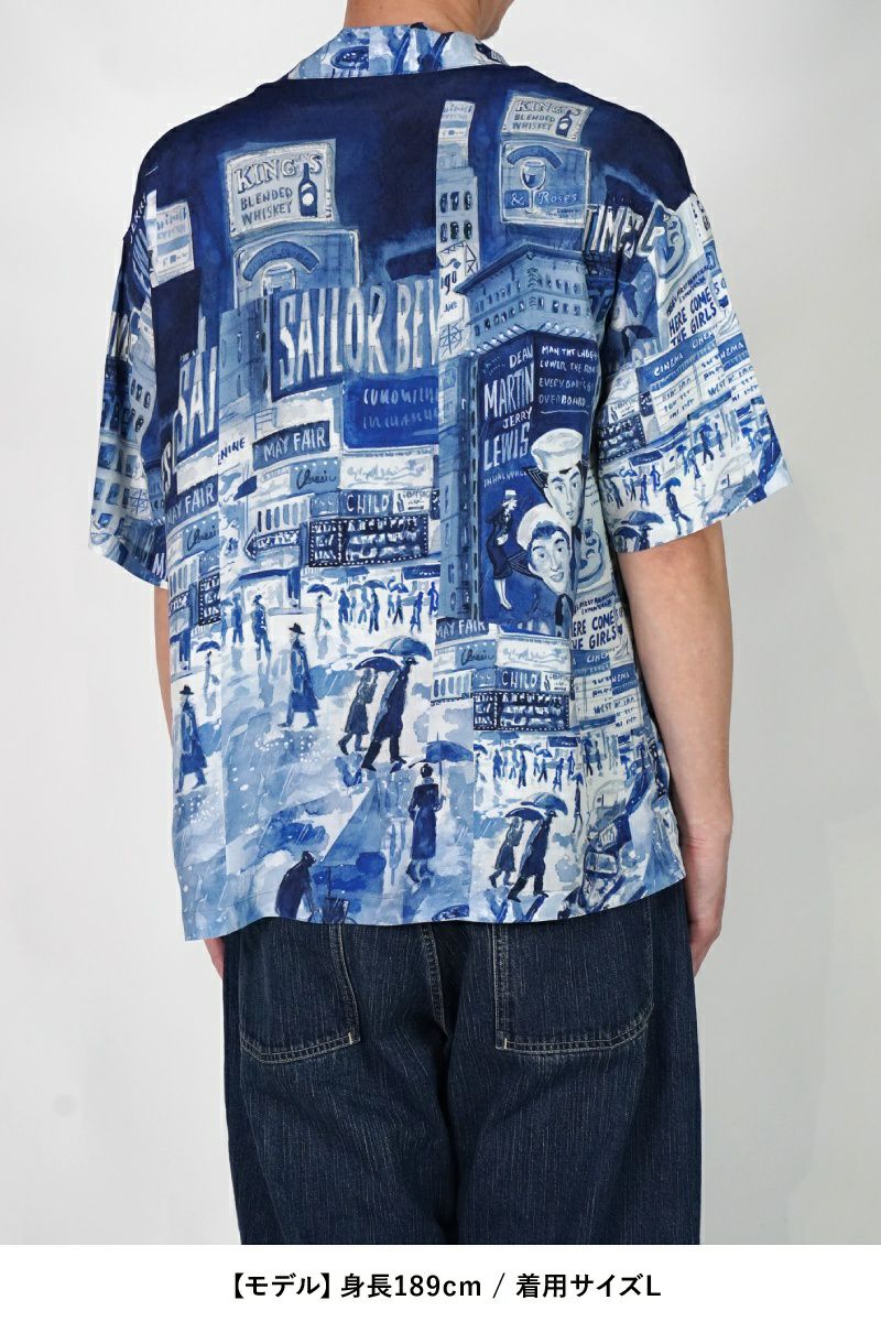 Porter Classic(ポータークラシック) ALOHA SHIRT TIMES SQUARE アロハシャツタイムズスクエア PC-024-3275