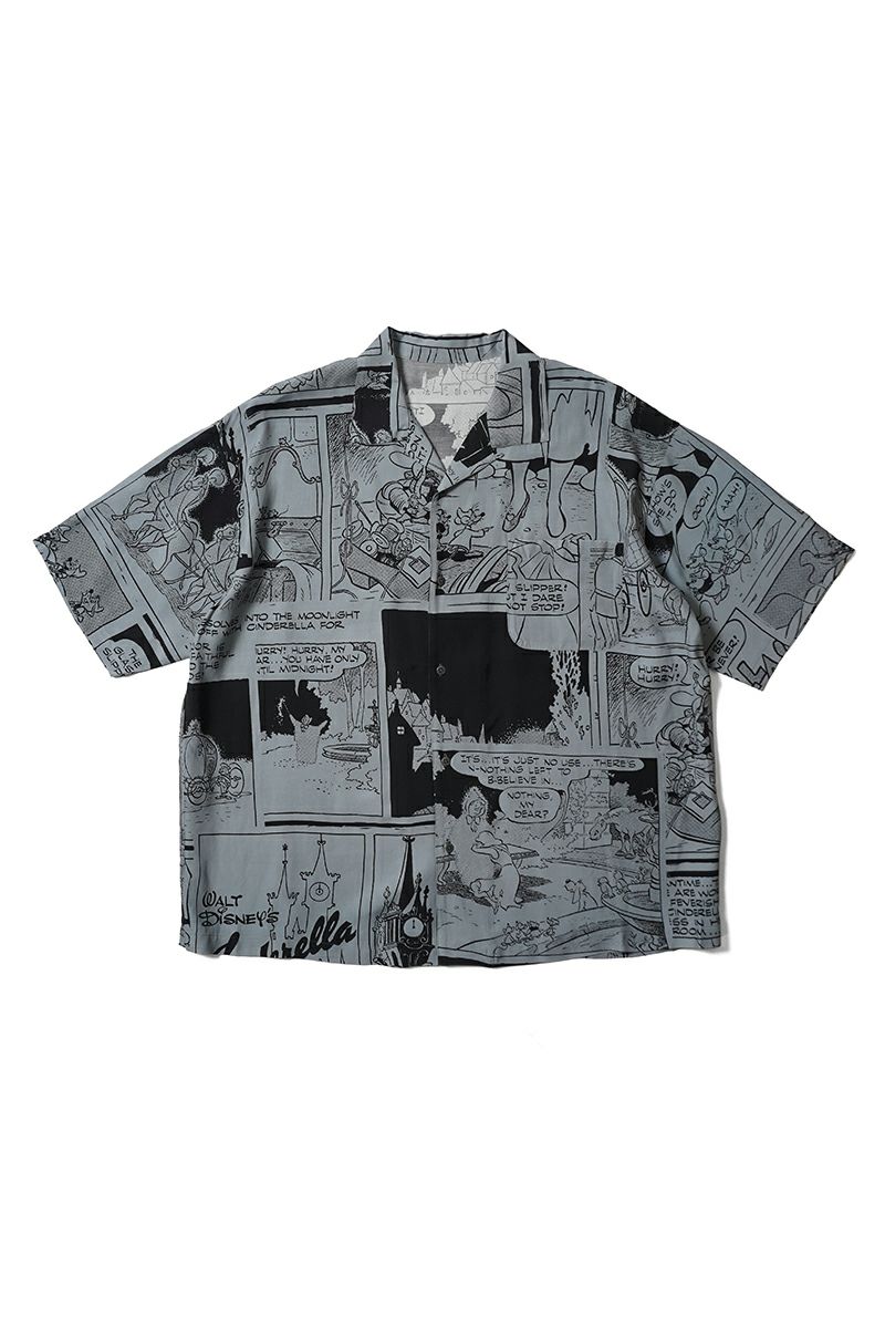 Porter Classic(ポータークラシック) DISNEY VC PC ALOHA COLLECTION ALOHA SHIRT CINDERELLA ディズニーポータークラシックアロハコレクション アロハシャツシンデレラ PC-024-3285