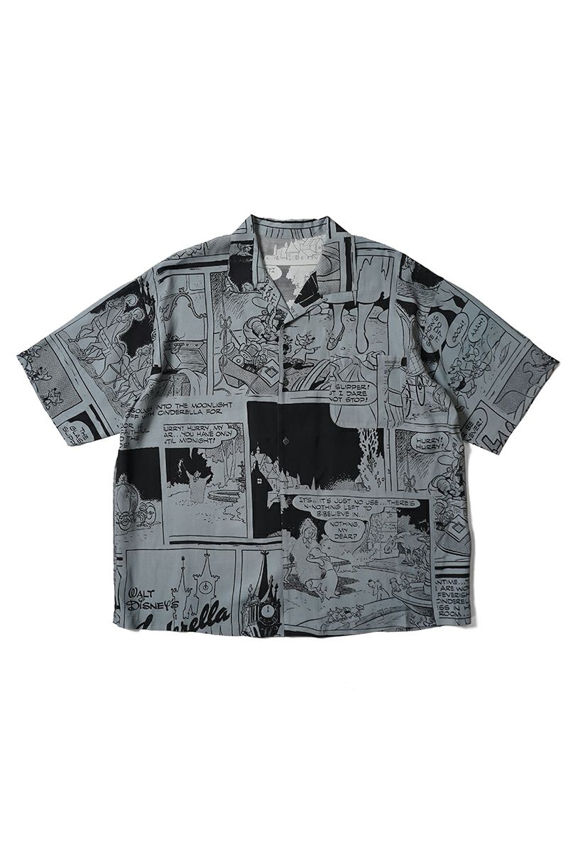 Porter Classic(ポータークラシック) DISNEY VC PC ALOHA COLLECTION ALOHA SHIRT CINDERELLA ディズニーポータークラシックアロハコレクション アロハシャツシンデレラ PC-024-3285