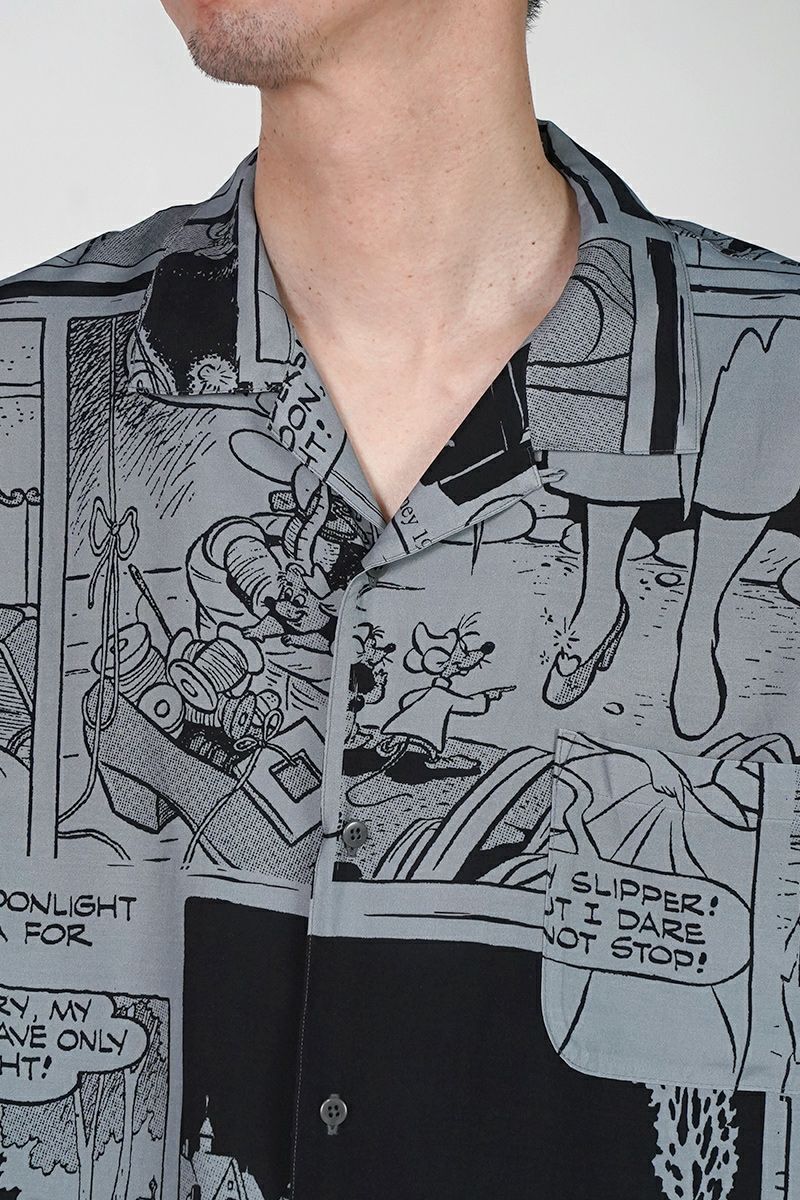 Porter Classic(ポータークラシック) DISNEY VC PC ALOHA COLLECTION ALOHA SHIRT CINDERELLA ディズニーポータークラシックアロハコレクション アロハシャツシンデレラ PC-024-3285