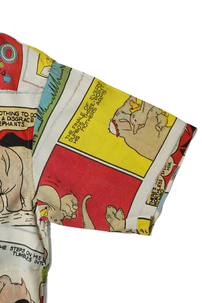 Porter Classic(ポータークラシック) DISNEY VC PC ALOHA COLLECTION ALOHA SHIRT DUMBO ディズニーポータークラシックアロハコレクション アロハシャツダンボ PC-024-3289