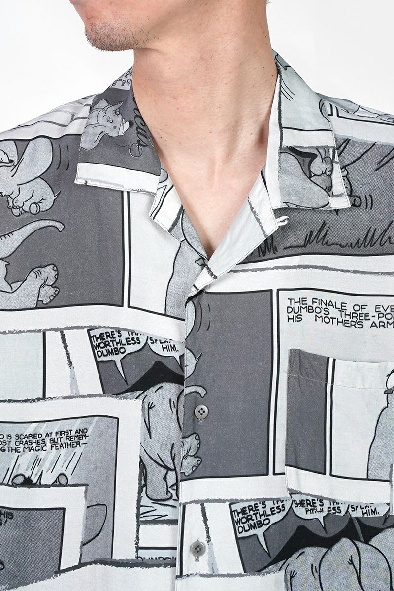 Porter Classic(ポータークラシック) DISNEY VC PC ALOHA COLLECTION ALOHA SHIRT DUMBO ディズニーポータークラシックアロハコレクション アロハシャツダンボ PC-024-3289