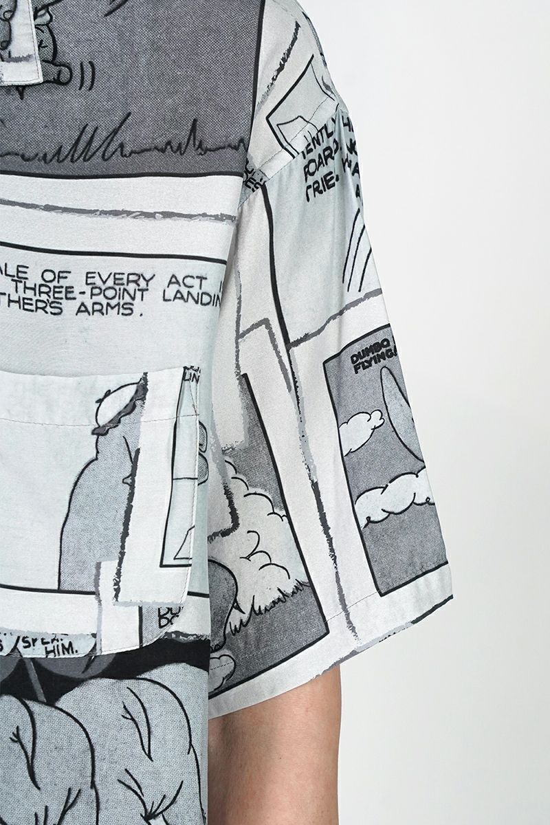 Porter Classic(ポータークラシック) DISNEY VC PC ALOHA COLLECTION ALOHA SHIRT DUMBO ディズニーポータークラシックアロハコレクション アロハシャツダンボ PC-024-3289