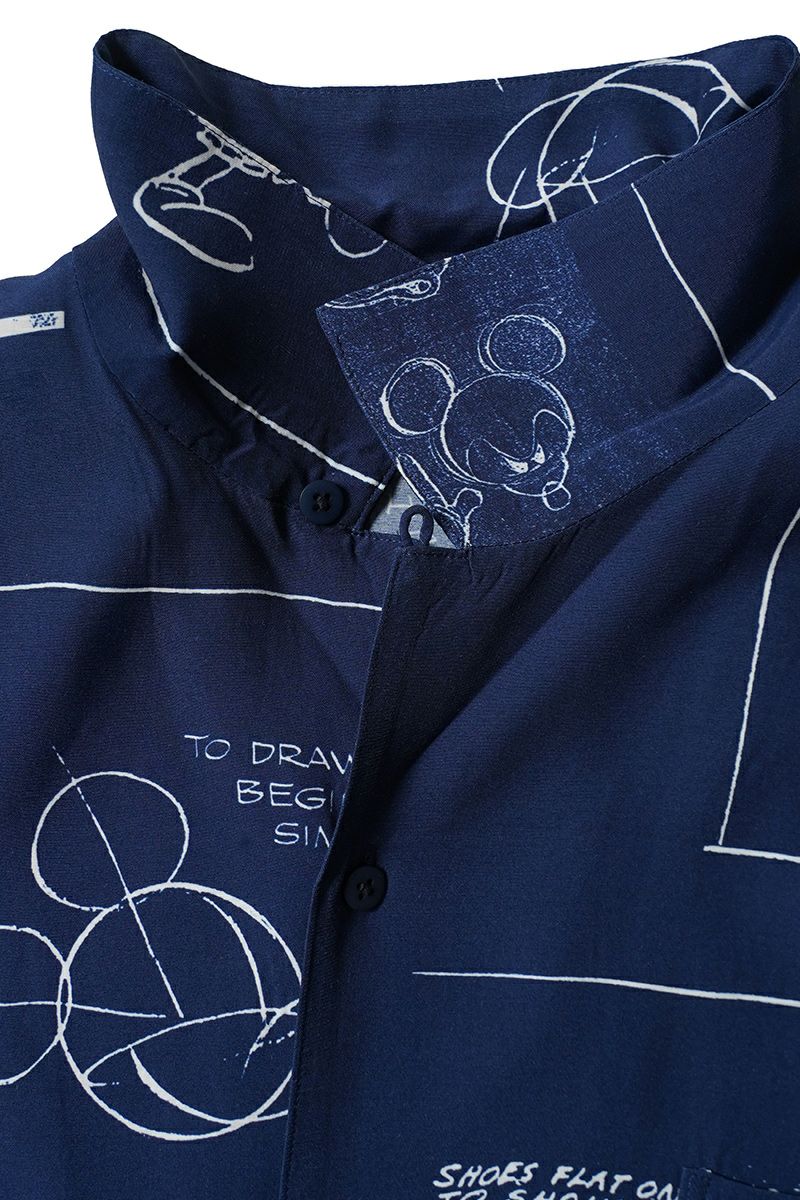 Porter Classic(ポータークラシック) DISNEY MS PC ALOHA COLLECTION ALOHA SHIRT DISNEY MICKEY MOUSE ディズニーポータークラシックアロハコレクション アロハシャツディズニーミッキーマウス PC-024-3290