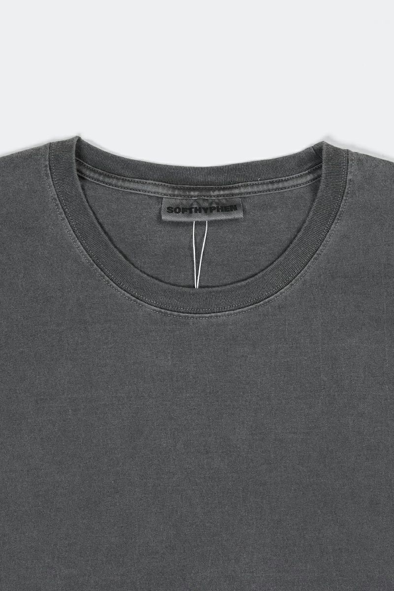 SOFTHYPHEN(ソフトハイフン) PIGMENT DYED ROLLED SLEEVE TEE ピグメント染めロールスリーブTシャツ MGMCT251506