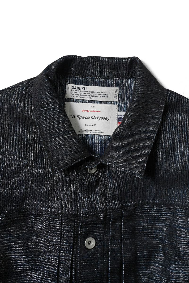 DAIRIKU(ダイリク) Linen 2PKT Denim Jacket リネン2ポケットデニムジャケット 25SS L-DNM-1