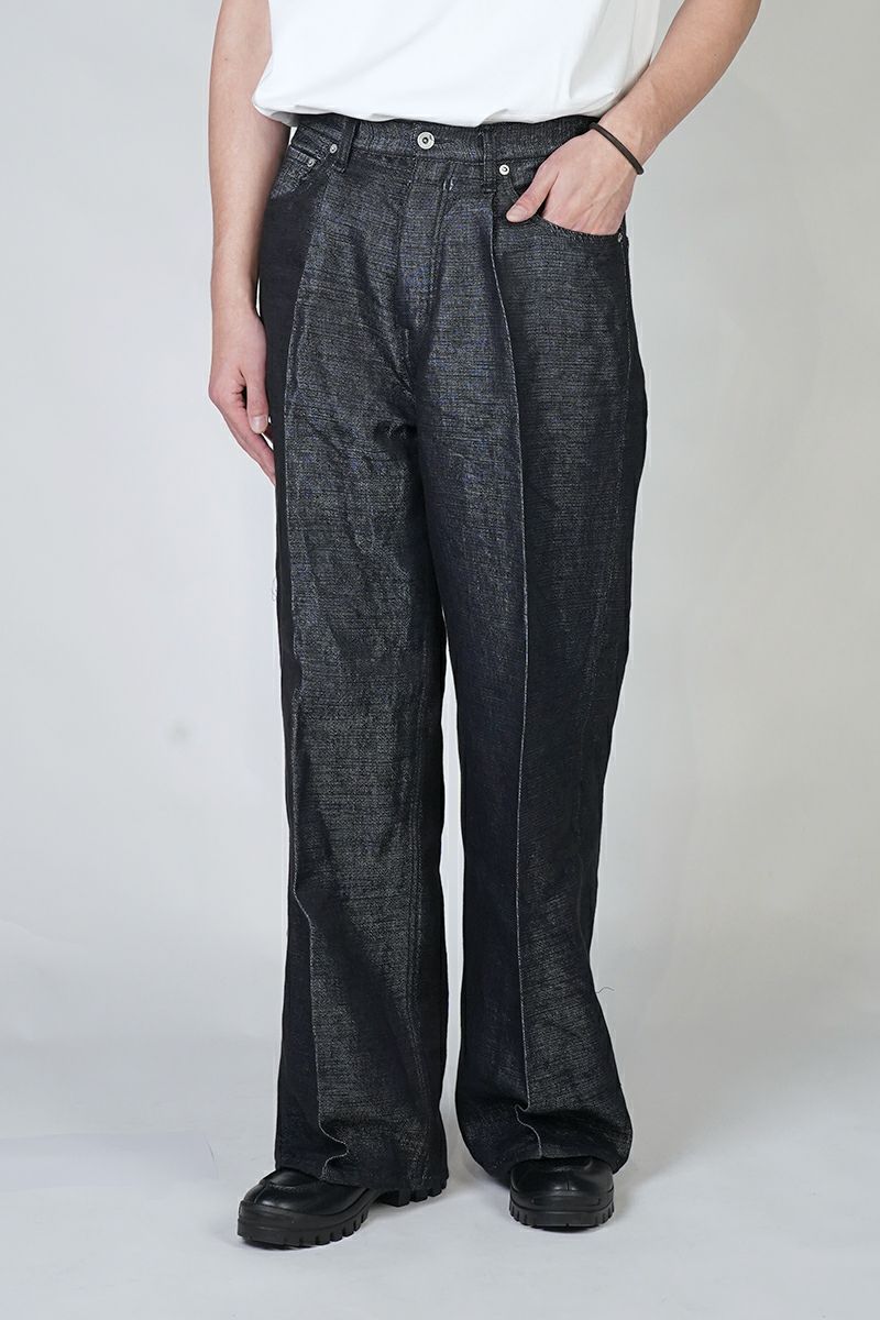 DAIRIKU(ダイリク) "Wide" Linen Denim Pants ワイドリネンデニムパンツ 25SS L-DNM-3