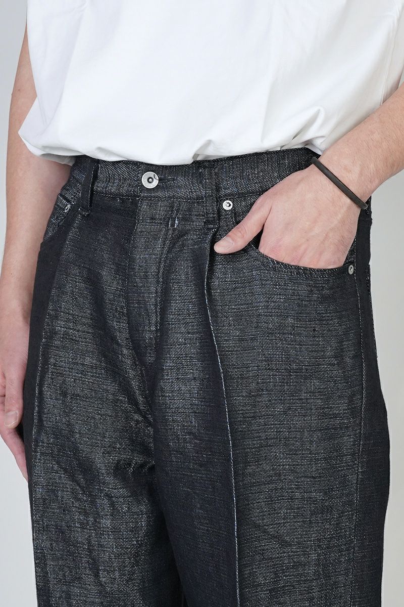 DAIRIKU(ダイリク) "Wide" Linen Denim Pants ワイドリネンデニムパンツ 25SS L-DNM-3