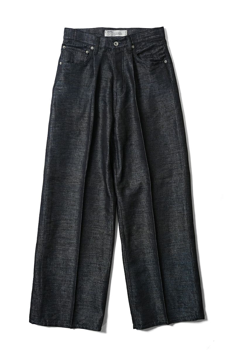 DAIRIKU(ダイリク) "Wide" Linen Denim Pants ワイドリネンデニムパンツ 25SS L-DNM-3