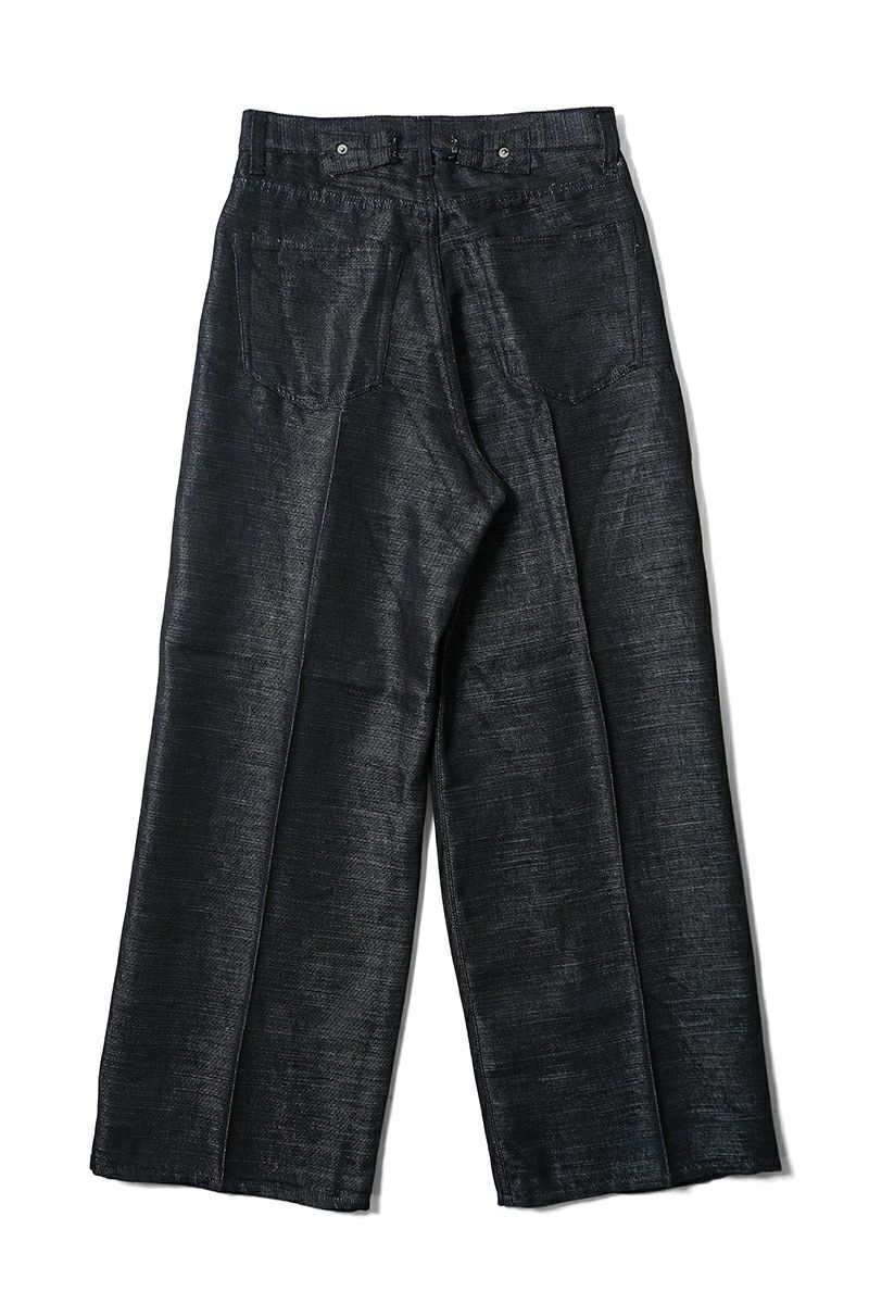 DAIRIKU(ダイリク) "Wide" Linen Denim Pants ワイドリネンデニムパンツ 25SS L-DNM-3