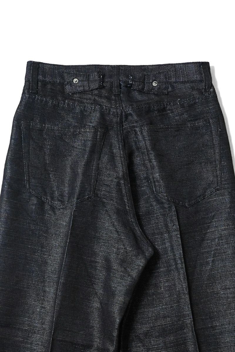 DAIRIKU(ダイリク) "Wide" Linen Denim Pants ワイドリネンデニムパンツ 25SS L-DNM-3
