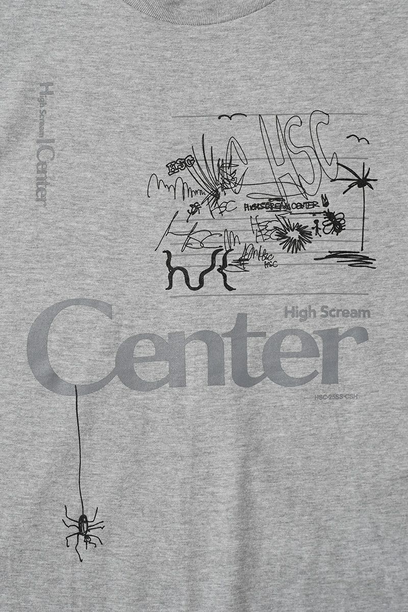 High Scream Center(ハイスクリームセンター) CENTER TEE センターTシャツ HSC25SS-CT09