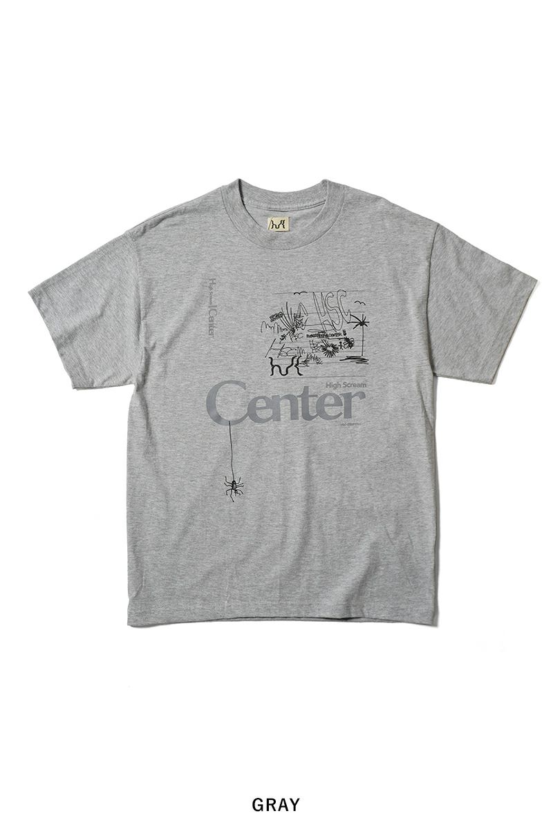 High Scream Center(ハイスクリームセンター) CENTER TEE センターTシャツ HSC25SS-CT09