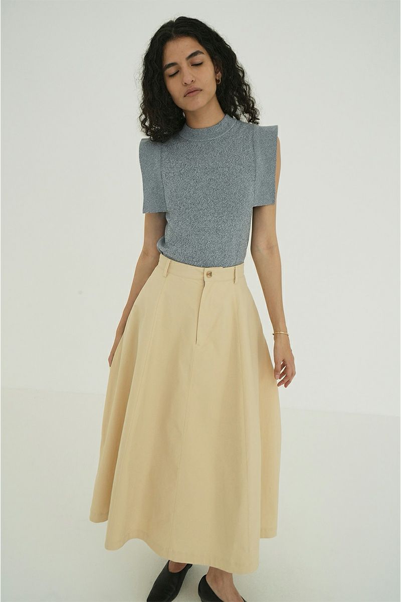 CLANE(クラネ) SQUARE SLEEVE KNIT TOPS スクエアスリーブニットトップス 18106-2252