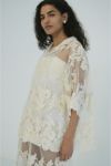 CLANE(クラネ) SHEER FROWER LACE SHIRTS シアーフラワーレースシャツ 18122-4162