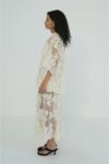 CLANE(クラネ) SHEER FROWER LACE SHIRTS シアーフラワーレースシャツ 18122-4162
