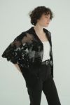 CLANE(クラネ) SHEER FROWER LACE SHIRTS シアーフラワーレースシャツ 18122-4162
