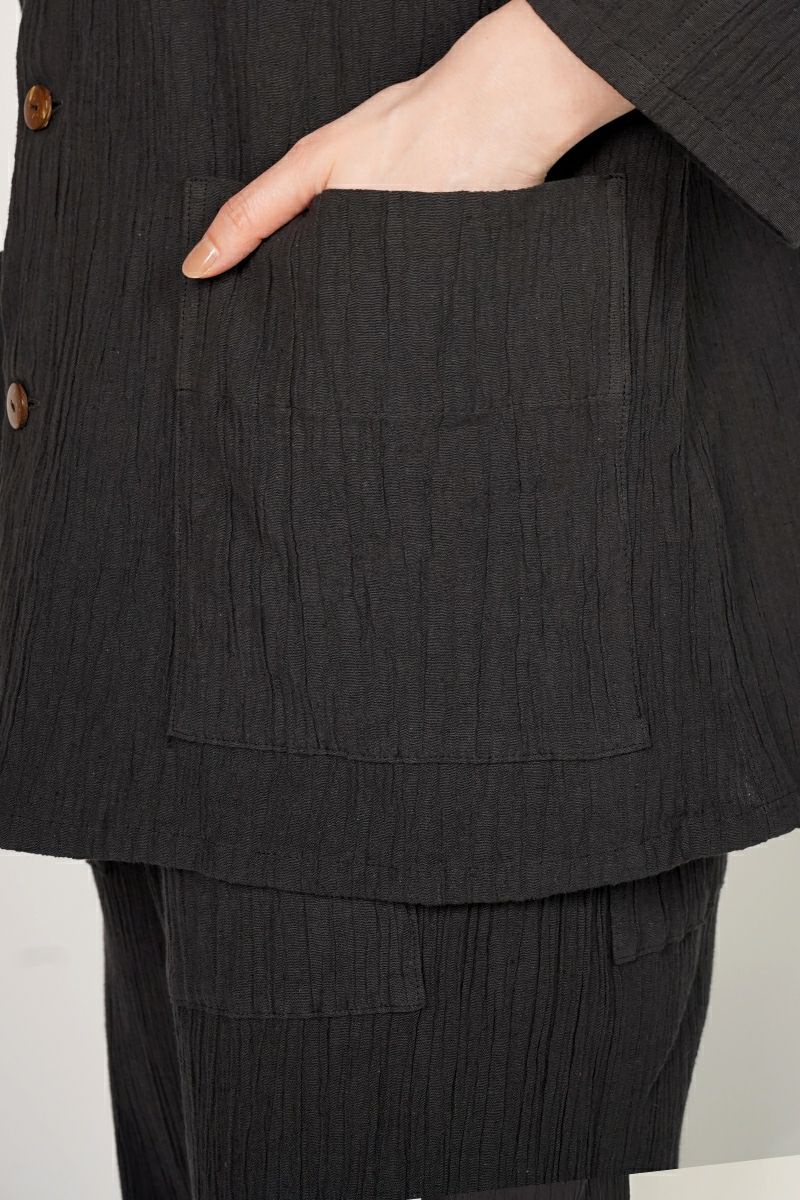 kengo(ケンゴ) cotton banana yoryu 2 pockets jacket コットンバナナ楊柳2ポケットジェケット K25SS-JK1