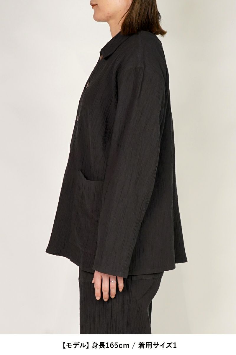 kengo(ケンゴ) cotton banana yoryu 2 pockets jacket コットンバナナ楊柳2ポケットジェケット K25SS-JK1