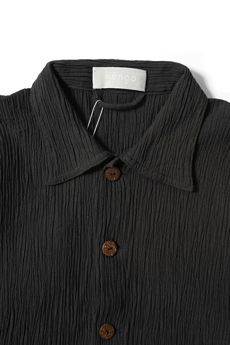 kengo(ケンゴ) cotton banana yoryu 2 pockets jacket コットンバナナ楊柳2ポケットジェケット K25SS-JK1