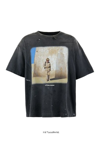 SAINT Mxxxxxx(セントマイケル) SM-HR8-0000-C63 / SW_SS TEE / ANAKIN / BLACK スターウォーズ アナキン 半袖Tシャツ