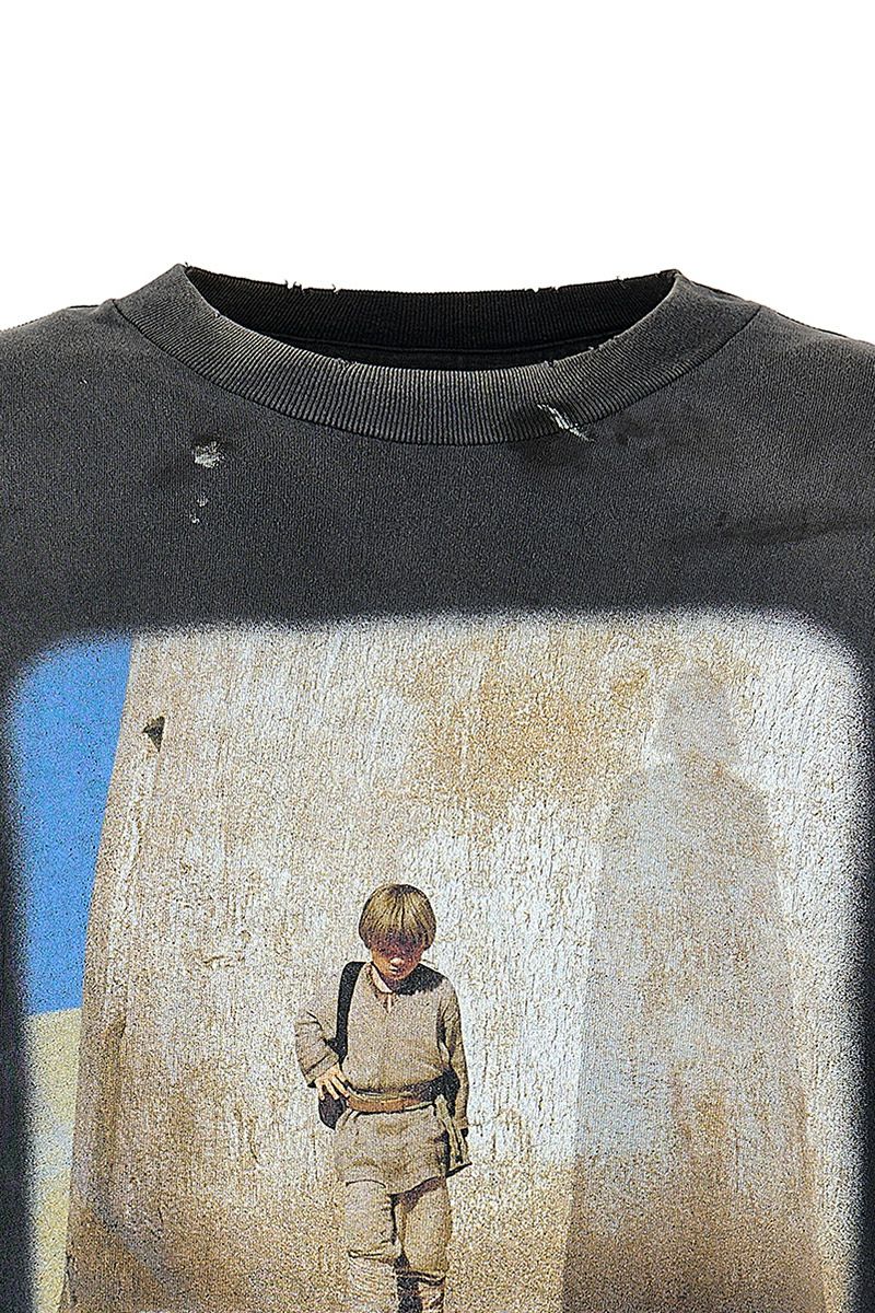 SAINT Mxxxxxx(セントマイケル)；SM-HR8-0000-C63 / SW_SS TEE / ANAKIN / BLACK スターウォーズ アナキン 半袖Tシャツ；02
