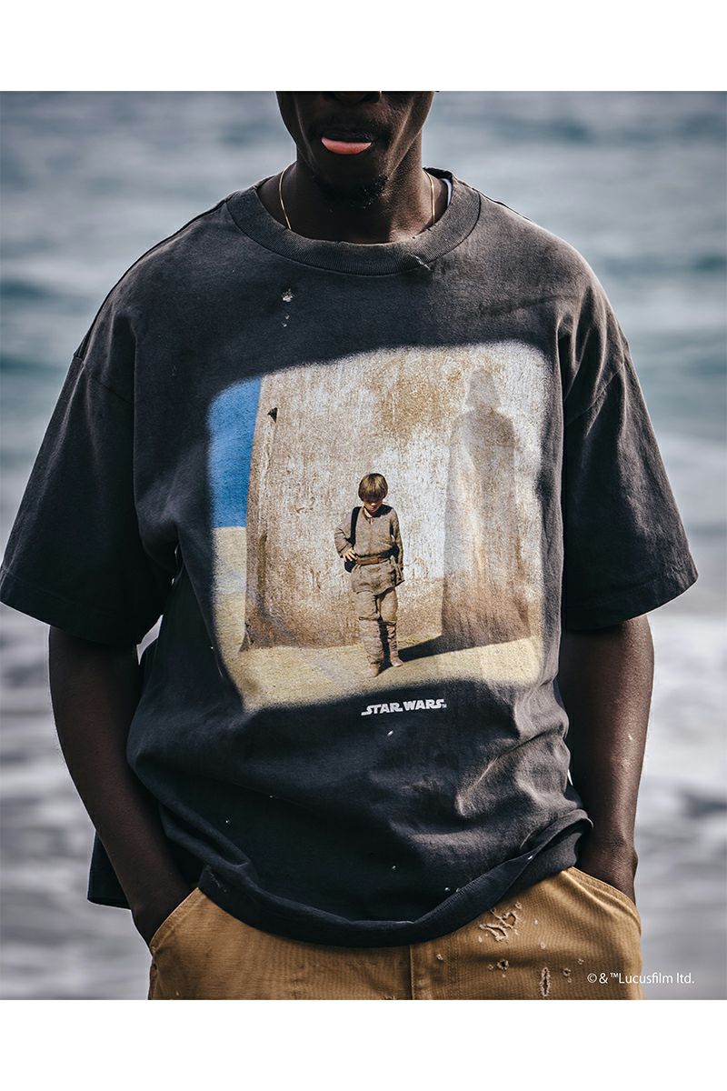 SAINT Mxxxxxx(セントマイケル)；SM-HR8-0000-C63 / SW_SS TEE / ANAKIN / BLACK スターウォーズ アナキン 半袖Tシャツ；06