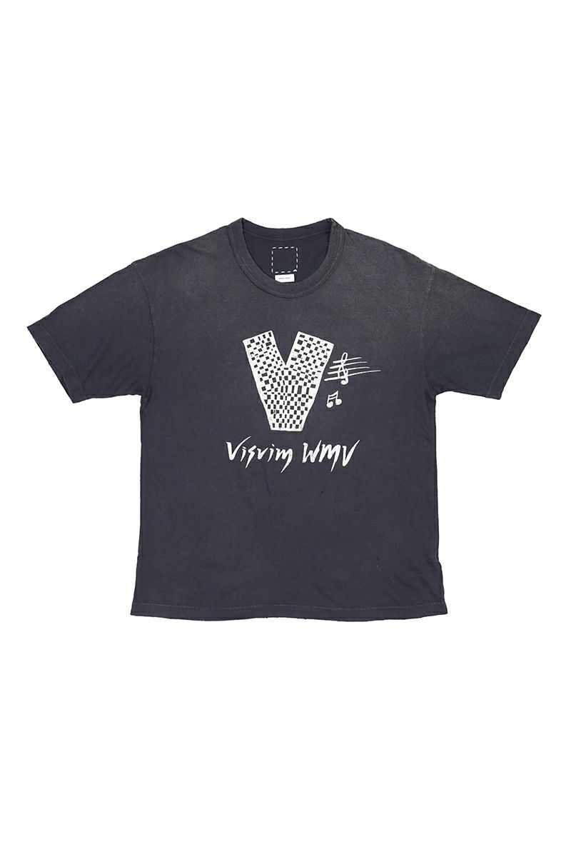 visvim(ビズビム) JUMBO TEE S/S V CRASH ジャンボ半袖Tシャツ Vクラッシュ 0125105010014