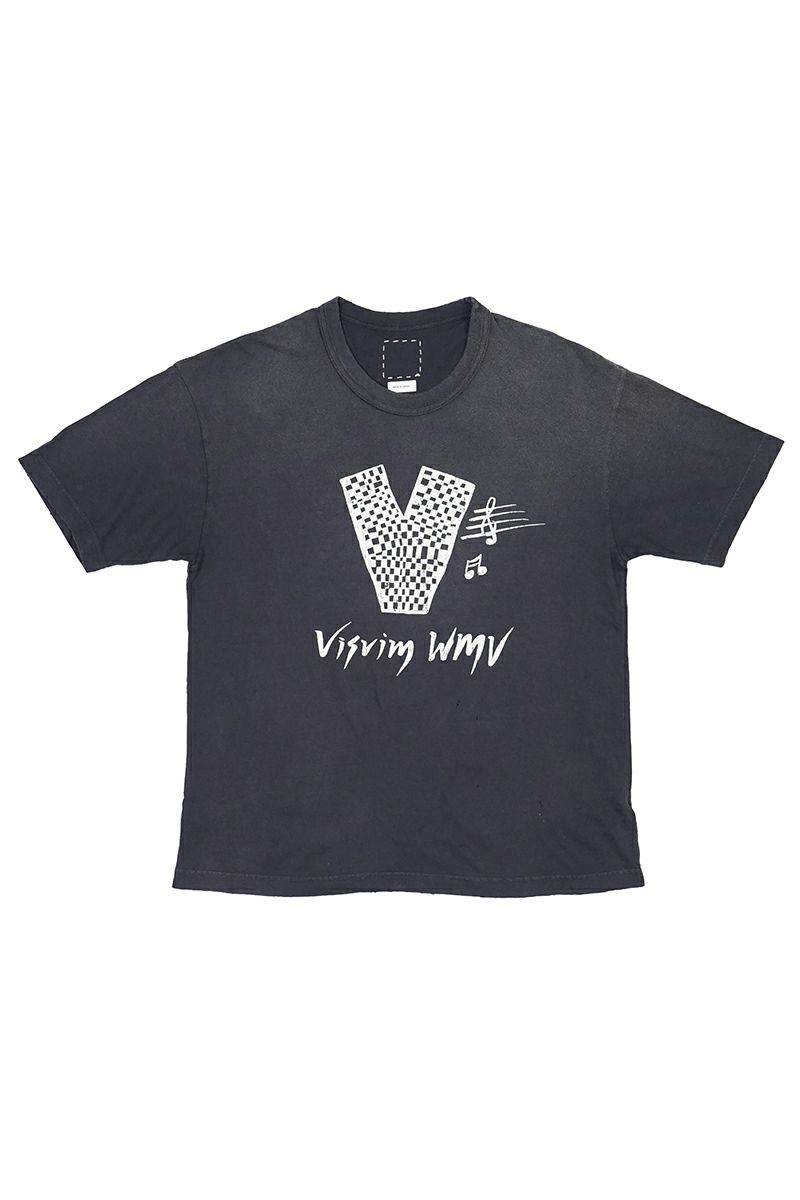 visvim(ビズビム) JUMBO TEE S/S V CRASH ジャンボ半袖Tシャツ Vクラッシュ 0125105010014