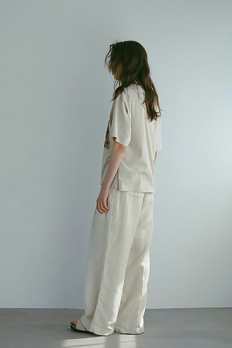 ETRE TOKYO(エトレトウキョウ) レノクロスセミワイドパンツ 1225220091