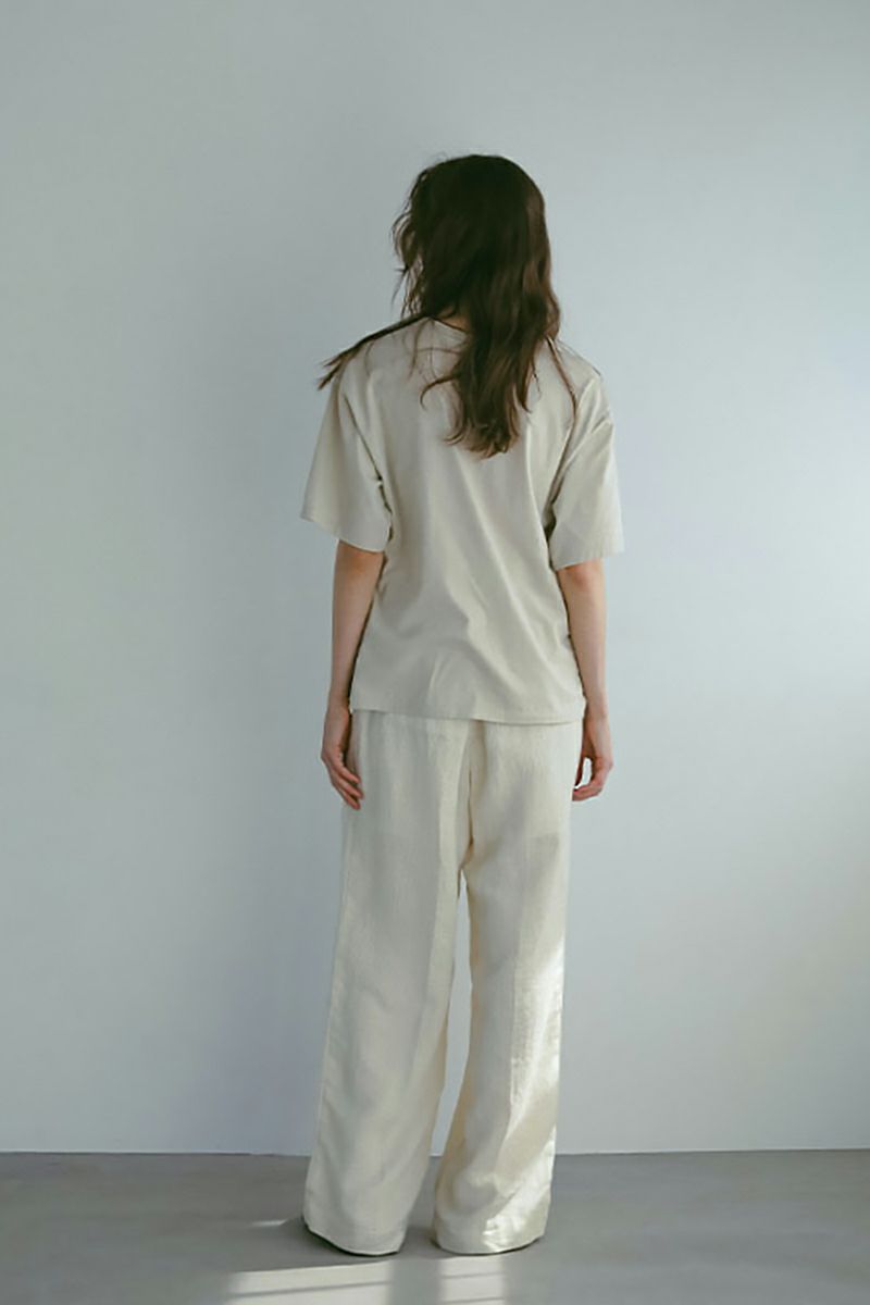 ETRE TOKYO(エトレトウキョウ) レノクロスセミワイドパンツ 1225220091