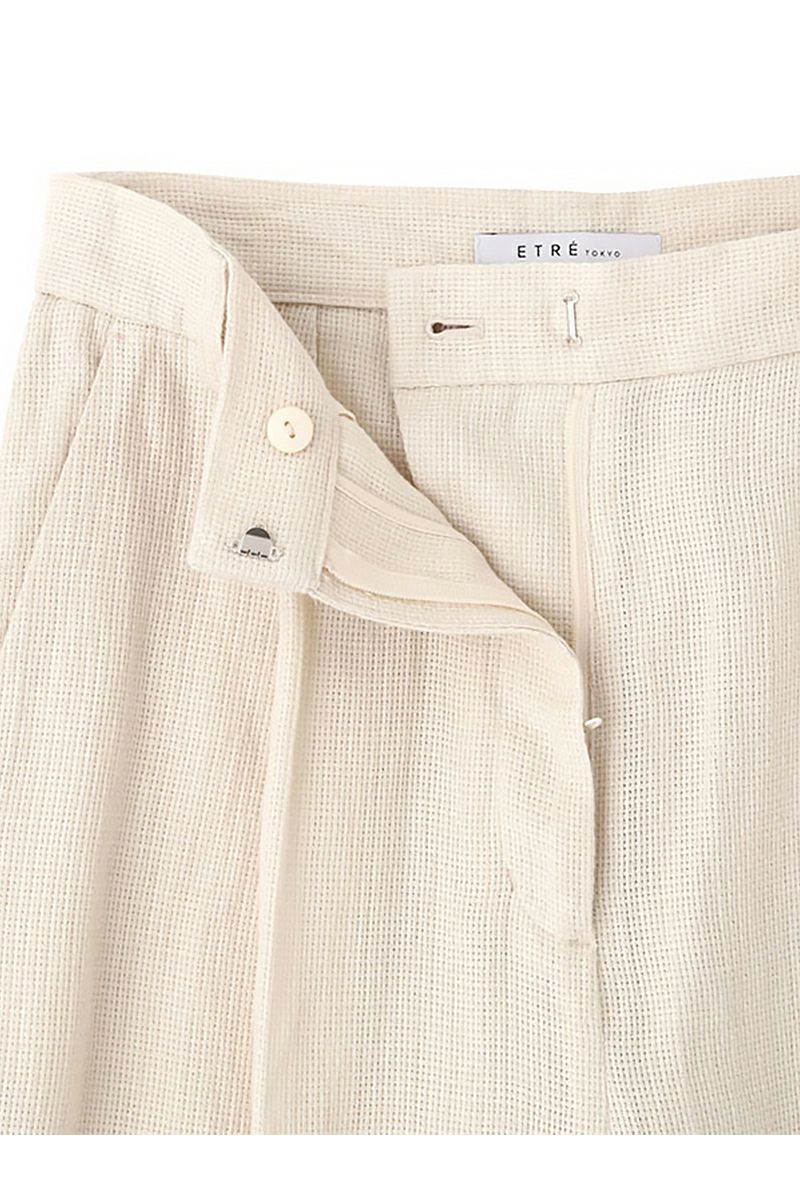 ETRE TOKYO(エトレトウキョウ) レノクロスセミワイドパンツ 1225220091