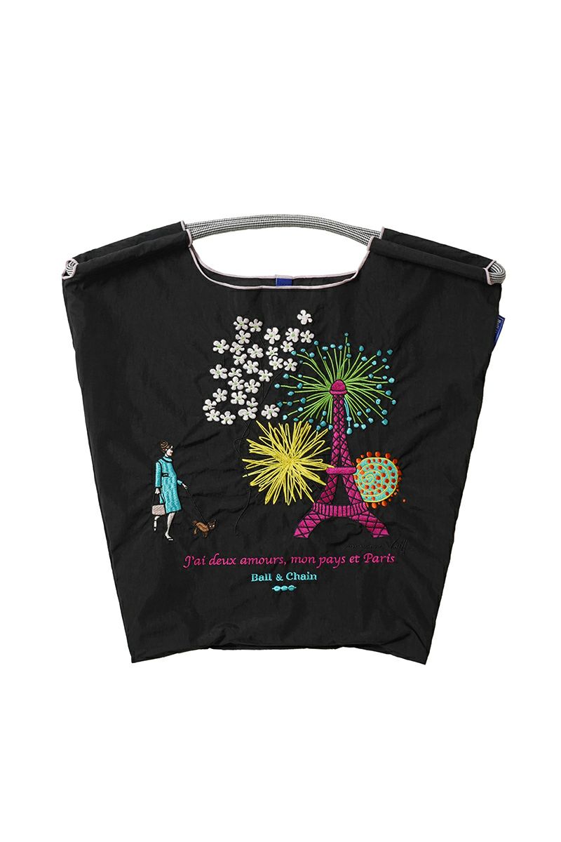 Ball & Chain(ボールアンドチェーン) Marianne battle paris (M) マリアンヌバトルパリM eiffel touer エッフェル塔 ショッピングバック トートバッグ 363001