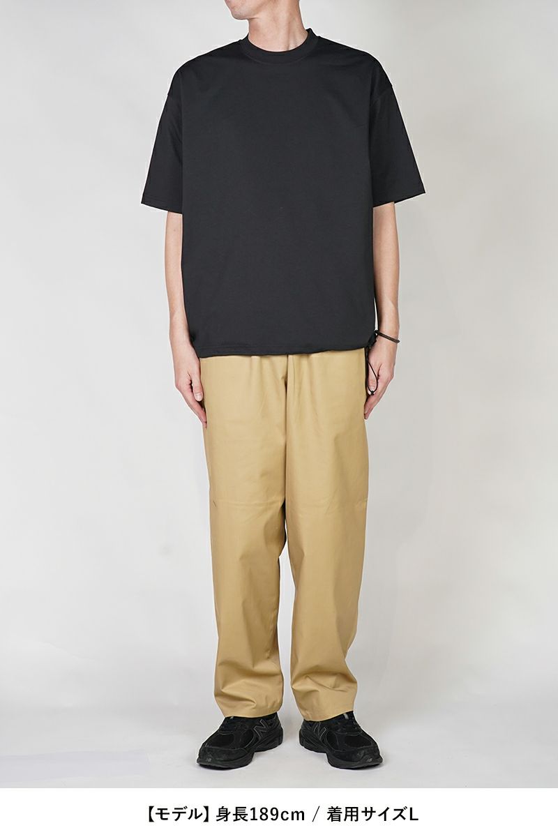 DAIWA PIER 39(ダイワピア39) TECH DRAWSTRING SS TEE テック ドローストリング半袖Tシャツ BE-41025