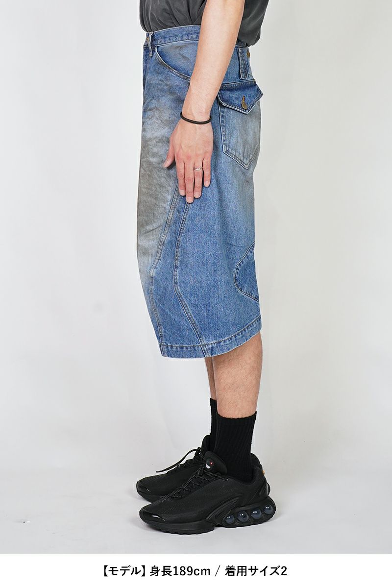 NVRFRGT(ネバーフォーゲット)3D TWISTED JORTS 3Dツイステッドジョーツ NF251P10A