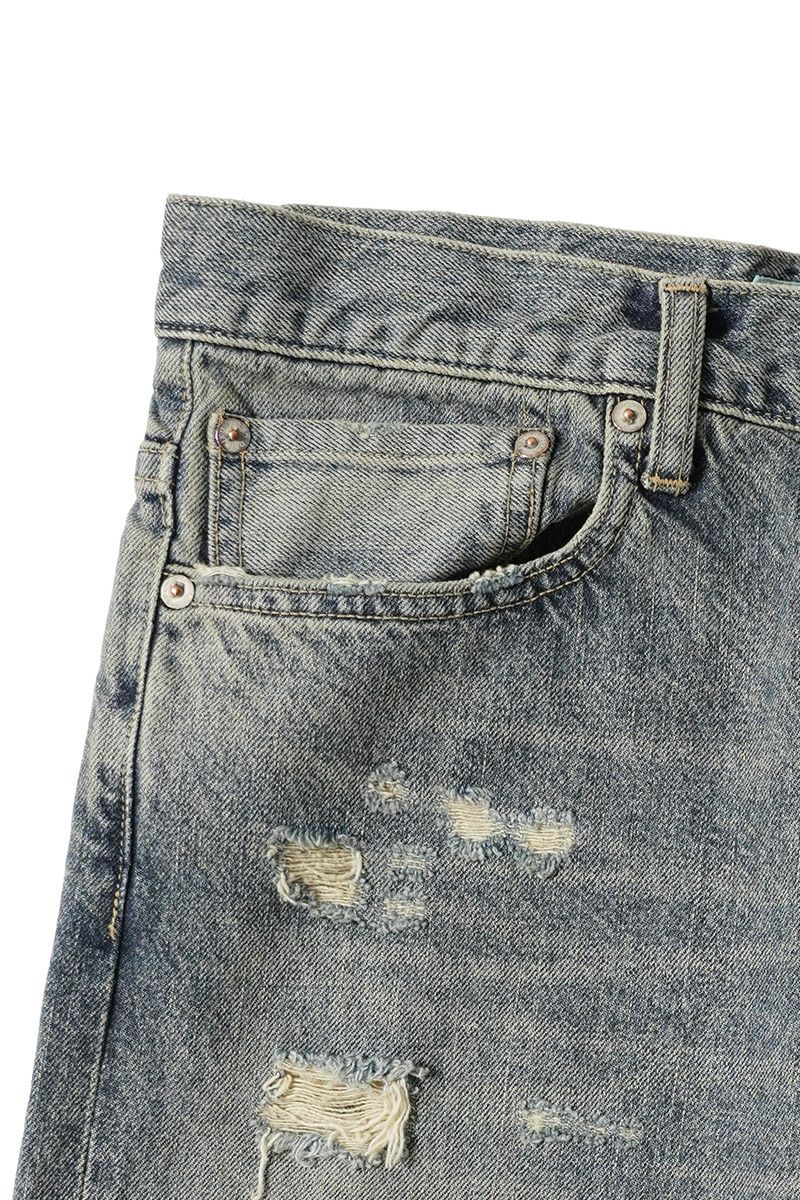 DAIRIKU(ダイリク) "Damage" Straight Denim Pants ダメージストレートデニムパンツ 25SS RG-DNM6