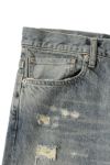 DAIRIKU(ダイリク) "Damage" Straight Denim Pants ダメージストレートデニムパンツ 25SS RG-DNM6