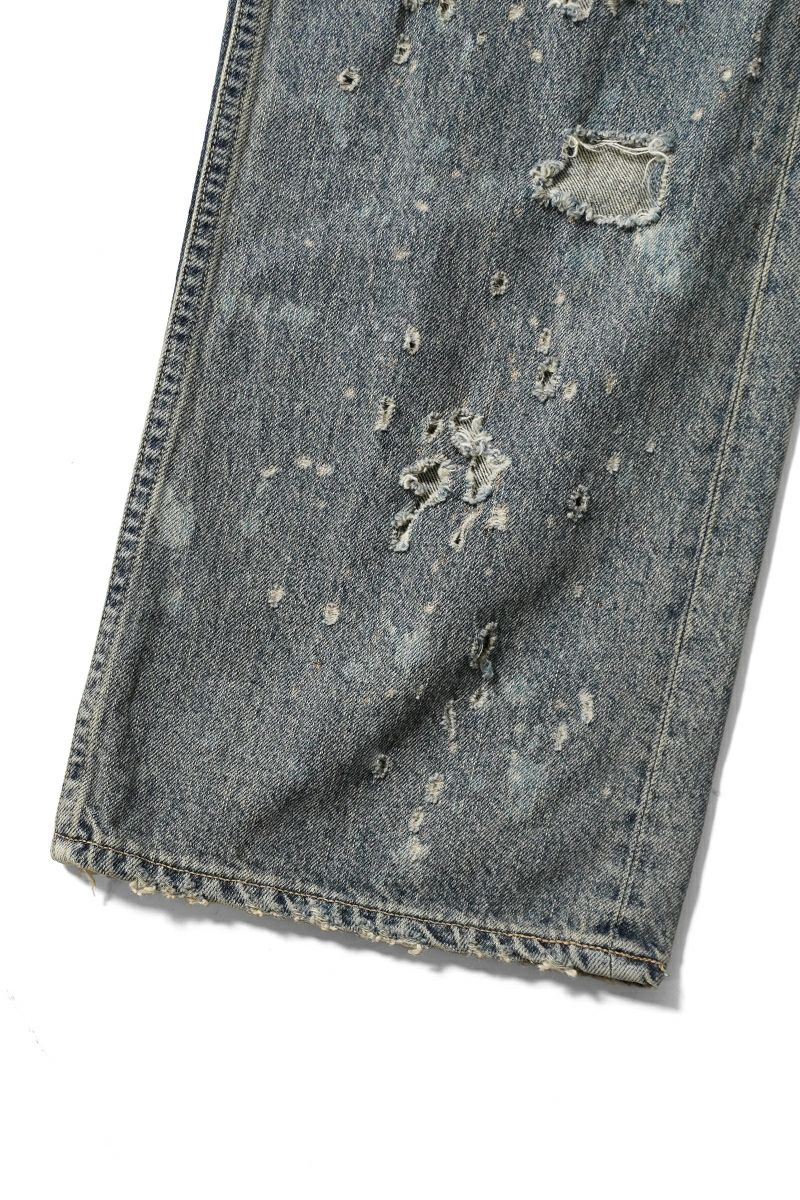 DAIRIKU(ダイリク) "Damage" Straight Denim Pants ダメージストレートデニムパンツ 25SS RG-DNM6