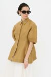 CLANE(クラネ) WAIST SHAPE PUFF SLEEVE TOPS ウエストシェイプパフスリーブトップス 18122-4252