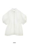 CLANE(クラネ) WAIST SHAPE PUFF SLEEVE TOPS ウエストシェイプパフスリーブトップス 18122-4252