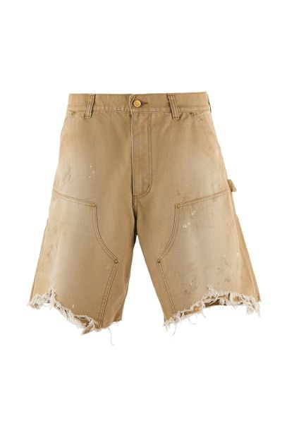 SAINT Mxxxxxx(セントマイケル) SM-HR8-0000-072 / DOUBLE KNEE SHORTS / BEIGE ダブルニーショーツベージュ