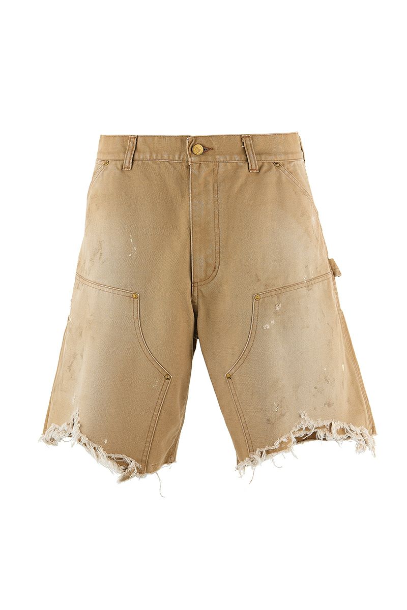 SAINT Mxxxxxx(セントマイケル) SM-HR8-0000-072 / DOUBLE KNEE SHORTS / BEIGE ダブルニーショーツベージュ