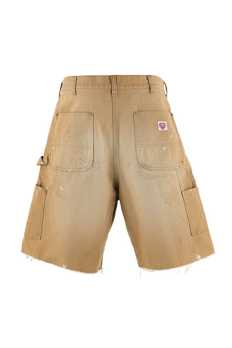 SAINT Mxxxxxx(セントマイケル) SM-HR8-0000-072 / DOUBLE KNEE SHORTS / BEIGE ダブルニーショーツベージュ