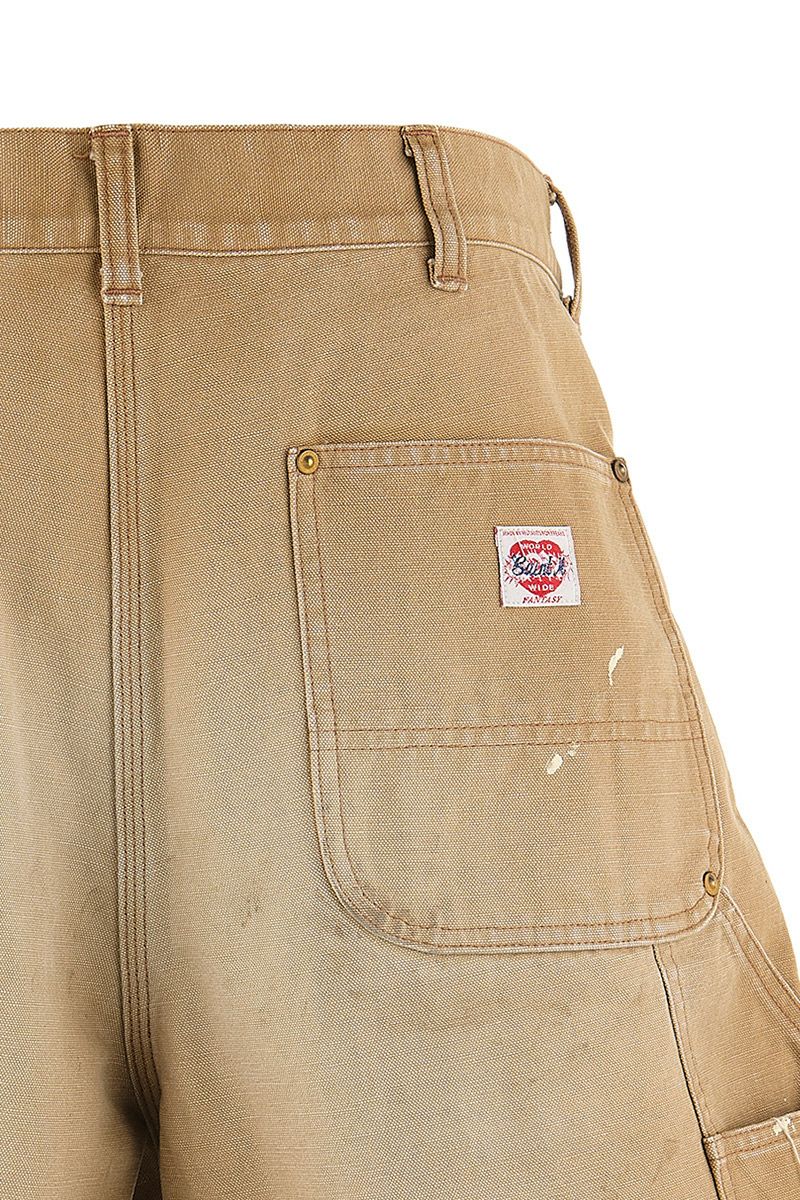 SAINT Mxxxxxx(セントマイケル) SM-HR8-0000-072 / DOUBLE KNEE SHORTS / BEIGE ダブルニーショーツベージュ