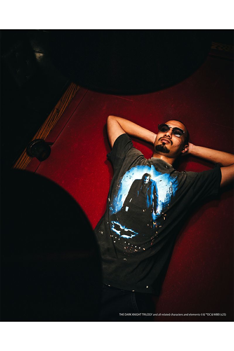 SAINT Mxxxxxx(セントマイケル) SM-HR8-0000-C54 / BTM_SS TEE / DARKNIGHT / BLACK バットマンダークナイト半袖Tシャツ