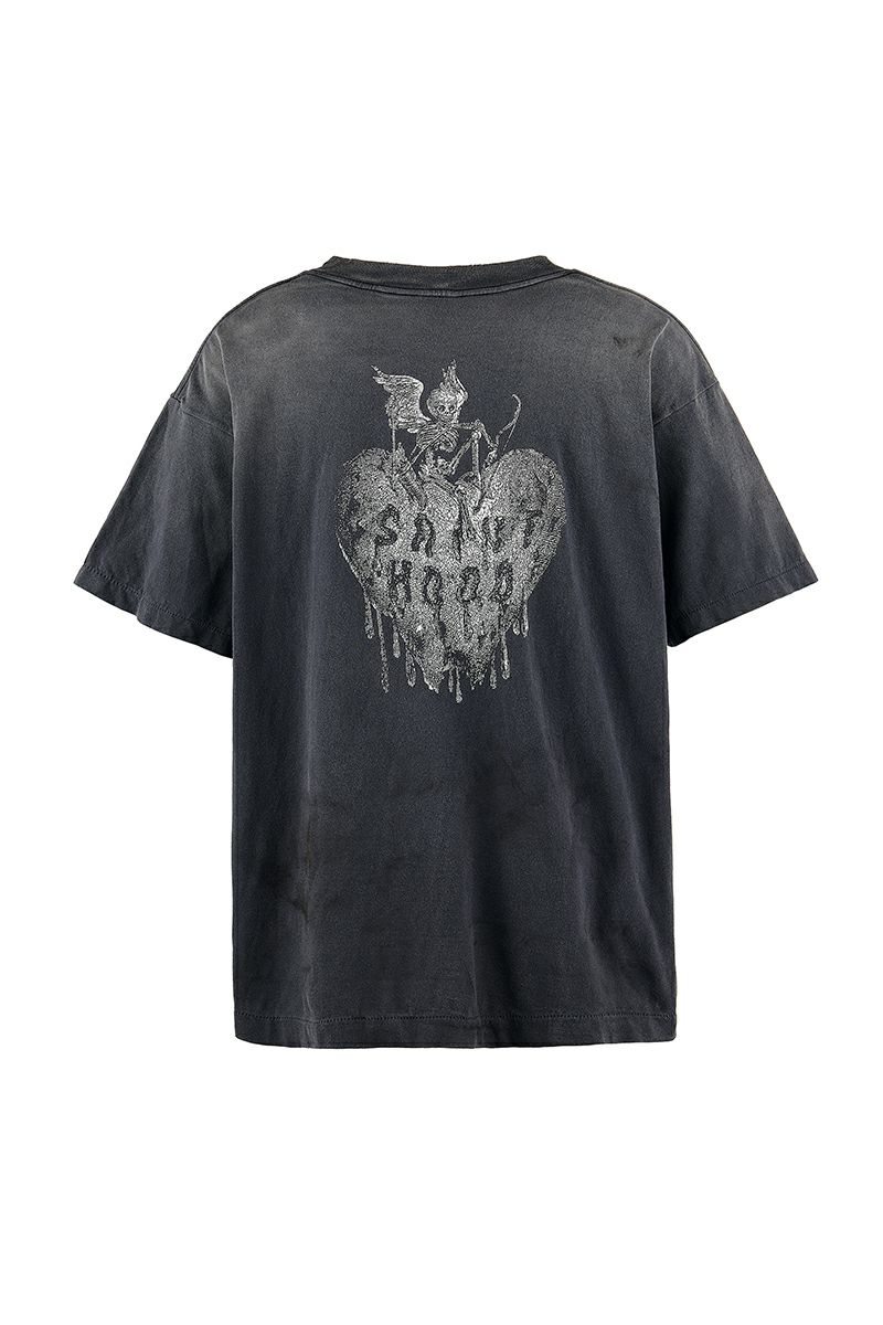 SAINT Mxxxxxx(セントマイケル)；SM-HR8-0000-C12 / EV_SS TEE / BLUE / WHITE 半袖Tシャツ エヴァンゲリオン；01