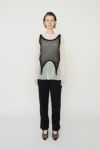 JANE SMITH(ジェーンスミス) COTTON POLYESTER MESH UP DOWN TANK TOP コットンポリエステルメッシュ アップ＆ダウン タンクトップ 25SCT-#837L