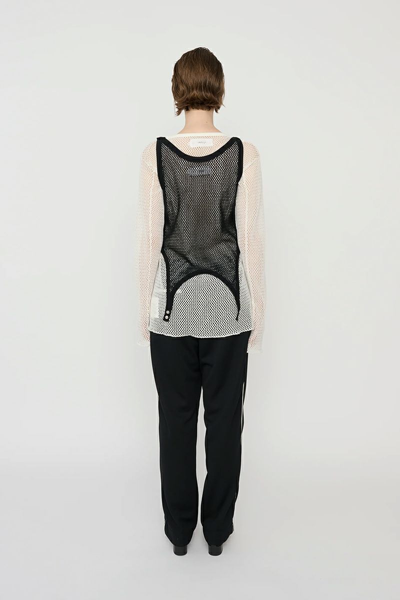 JANE SMITH(ジェーンスミス) COTTON POLYESTER MESH UP DOWN TANK TOP コットンポリエステルメッシュ アップ＆ダウン タンクトップ 25SCT-#837L