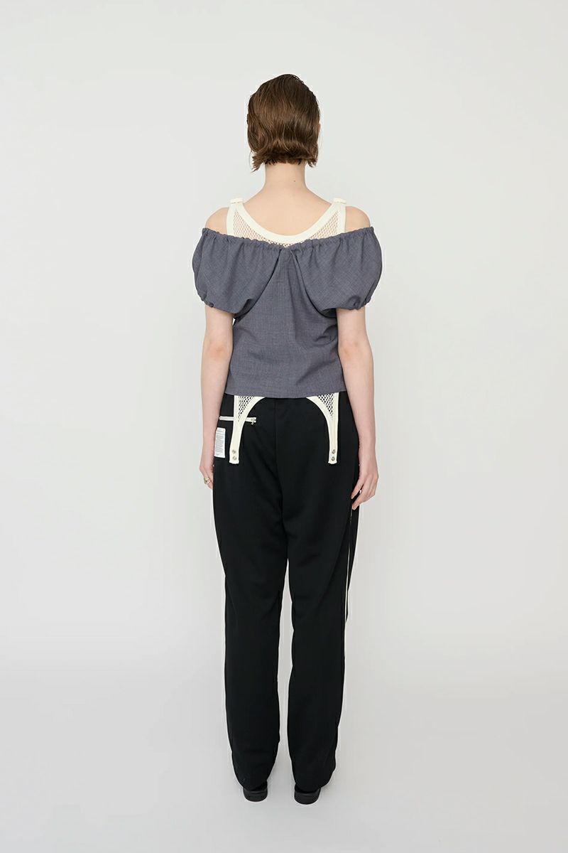 JANE SMITH(ジェーンスミス) COTTON POLYESTER MESH UP DOWN TANK TOP コットンポリエステルメッシュ アップ＆ダウン タンクトップ 25SCT-#837L